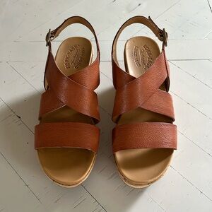 Kork-Ease Wedge Sandals Size 9